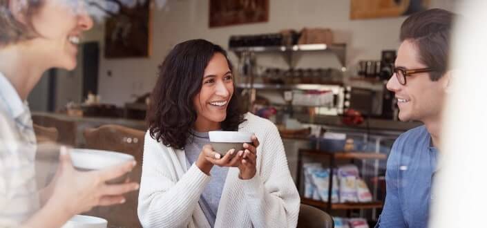 How to Start a Conversation With a Guy - Bring A friend
