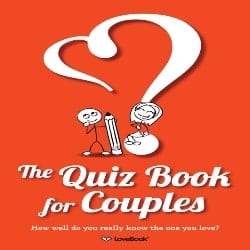red Quiz book for couples