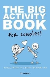 Blue Big Activity Book For Couples