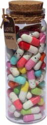 Capsule Letters Message in a bottle