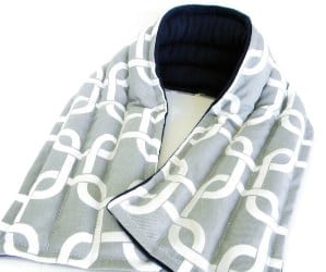 Anniversary Gifts for Boyfriend that can be for Valentines - Heating Pad Microwavable Flax Seed Rice Neck Warmer (1)