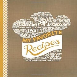 DIY Anniversary Gifts for Boyfriend - My Favorite Recipes Blank Recipe Book to Write In (1)