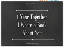 diy gifts for boyfriend - I Wrote a Book About You Fill in the Blank Love Book