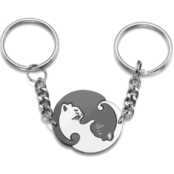 cute gifts for boyfriend - 1 Couples Keychain