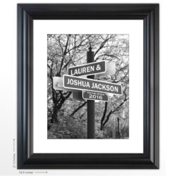 cute gifts for boyfriend - Lover's Lane Street Sign Art