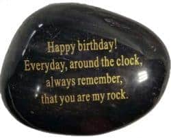 Engraved Rock.