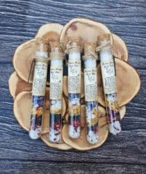 unique bridesmaid gifts - Bath Salt Tube