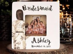Bridal Robe Picture Frames