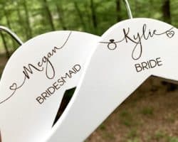 Personalized Bridesmaid Hangers