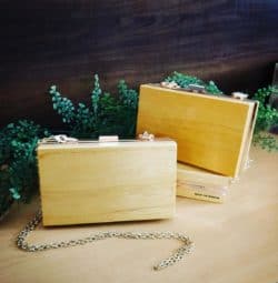 Wood Hand Bag