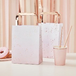 Ombre Pink Gold Party Bags
