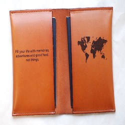 Personalized Leather Passport Cover