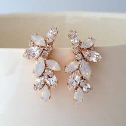 Bridal earrings stud
