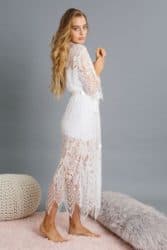 Lace Bridal Robe
