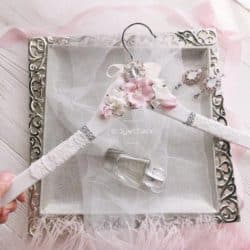 Best unique bridal shower gifts - Gold Hanger With Pearls