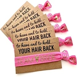 Bachelorette Hair Tie Favors