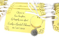 Sunflower Wine Charms