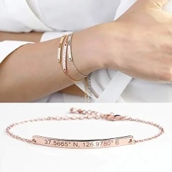 Plate Gold Bar Bracelet