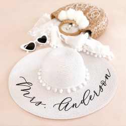 Bride Beach Hat