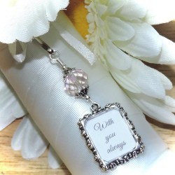 Wedding bouquet photo charm