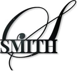 best personalized bridal shower gifts - Family Name Sign 