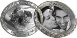 Wedding Bands interlocking Duo picture frame