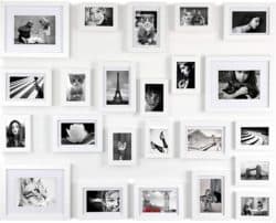 White Gallery Wall Picture Frames Set