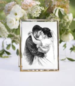 unique personalized bridal shower gifts - Couple Portrait