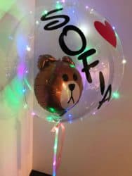 unique personalized bridal shower gifts - Customized 18 inch Transparent Balloon with LED light