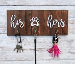 rustic wood sign