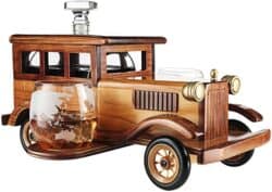 Old Fashioned Car Whiskey Decanter Set