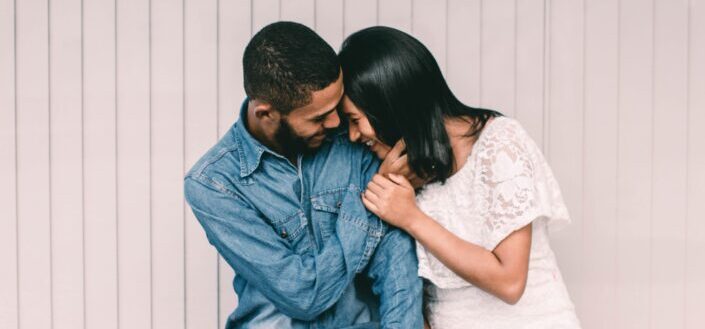 Sweet, happy couple.