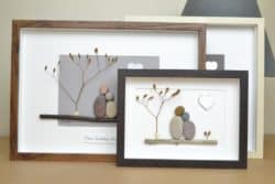 Anniversary Pebble Art