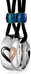 Aienid-Pendant-Necklace-Stainless-Wedding- Aienid Couple Necklace Pendant