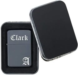 Personalized Gothic Initial Engraved Lighter