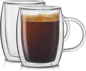 JoyJolt-Double-Glasses-13-5-Ounce-Insulated - Double Wall Glasses 13.5-Ounce Insulated Mugs
