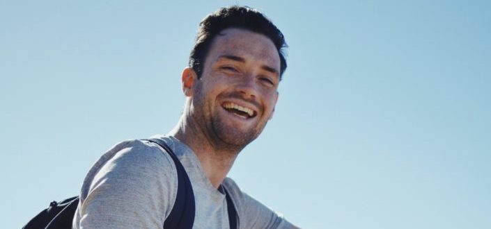 Man smiling