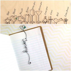 Personalized Wire Bookmark (1)