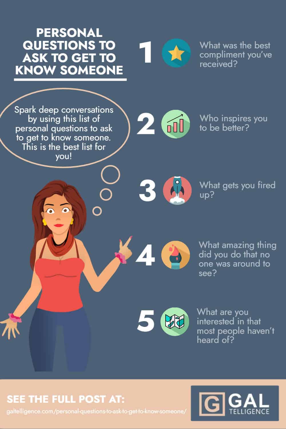 Personal Questions To Ask To Get To Know Someone - infographic
