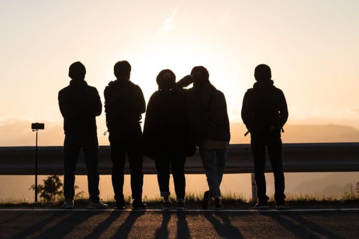 Who are five people you are closest with?