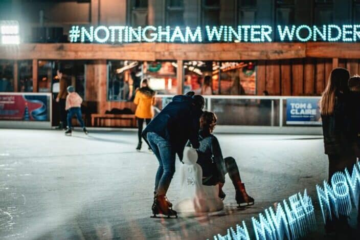 Winder wonderland Nottingham Old Market Square