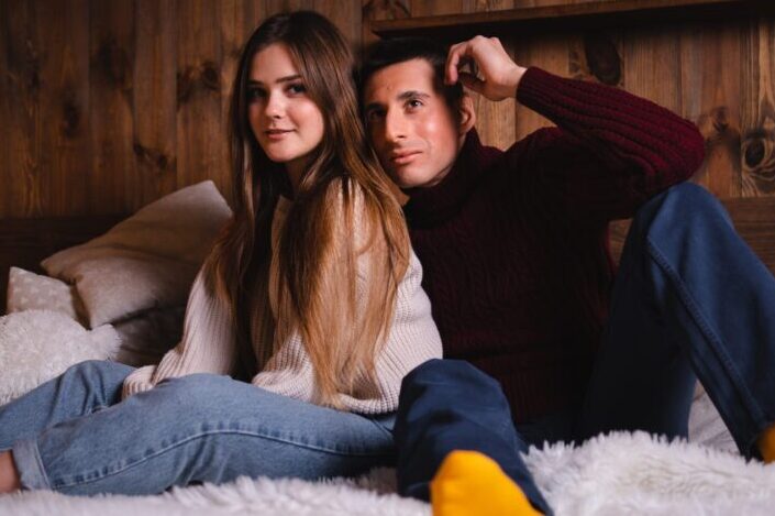 couple sitting beside each other