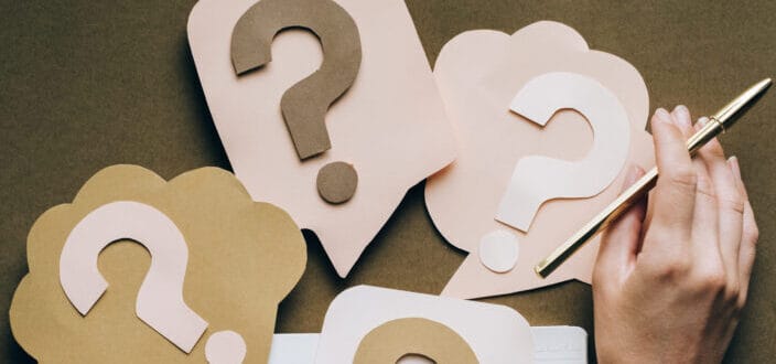 Person With Difficulty And Questions In Studies