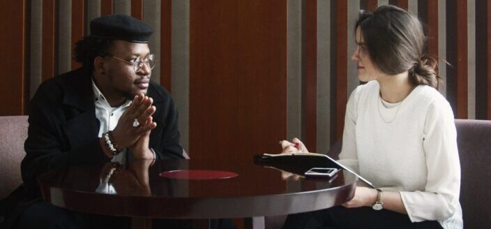 professionals Having a Conversation