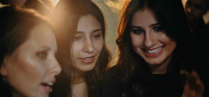 Three Girls Beside Each Other