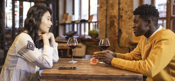 Couple Drinking Wine