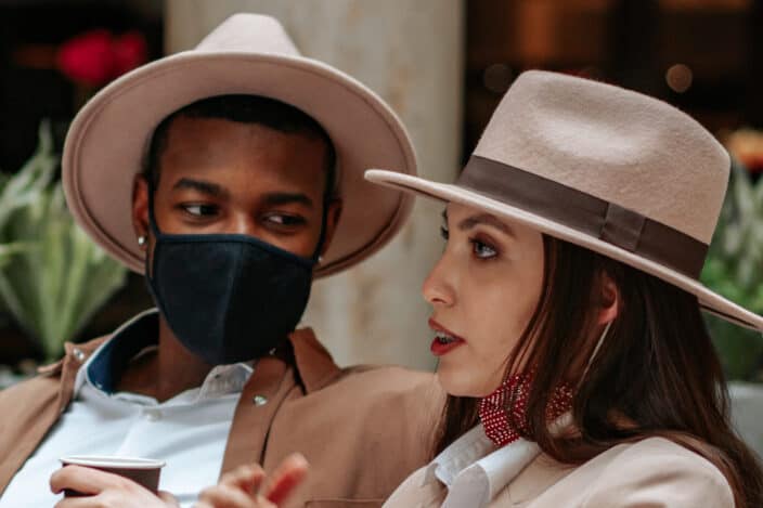 Man Staring At A Girl While She's Talking