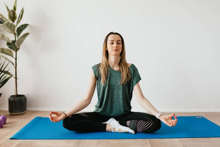 Woman Doing Yoga