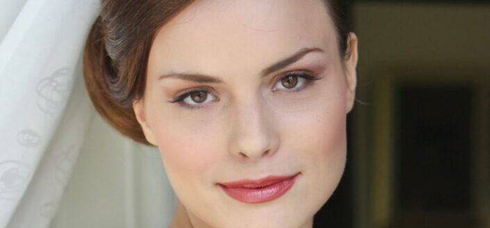 Close up photo of an elegant woman