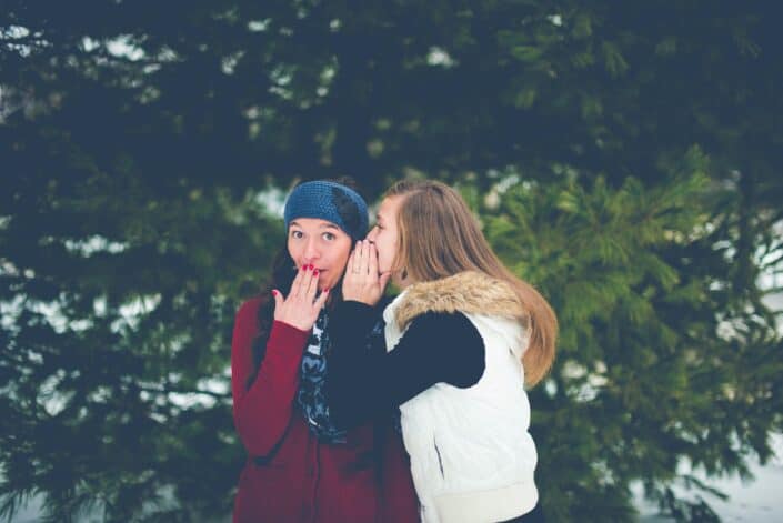 A Woman Telling Her Secrets